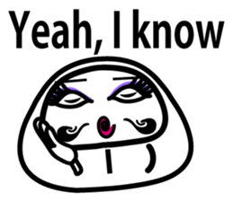 Lucky Daruma Doll 7 sticker #7025349