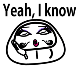 Lucky Daruma Doll 7 sticker #7025349