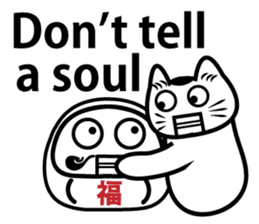 Lucky Daruma Doll 7 sticker #7025356