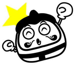 Lucky Daruma Doll 7 sticker #7025358