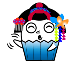 Lucky Daruma Doll 7 sticker #7025367