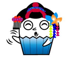 Lucky Daruma Doll 7 sticker #7025367