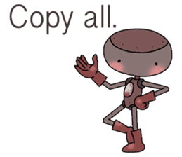 Holiday of Mr.ROBORU. sticker #7025534