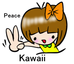 TALK OF KAWAII GIRL RIKKA sticker #7025848