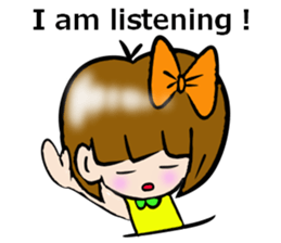 TALK OF KAWAII GIRL RIKKA sticker #7025862