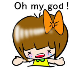 TALK OF KAWAII GIRL RIKKA sticker #7025863