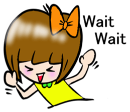 TALK OF KAWAII GIRL RIKKA sticker #7025865