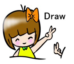 TALK OF KAWAII GIRL RIKKA sticker #7025870