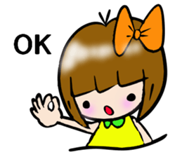 TALK OF KAWAII GIRL RIKKA sticker #7025871