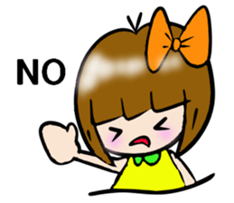 TALK OF KAWAII GIRL RIKKA sticker #7025872