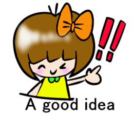 TALK OF KAWAII GIRL RIKKA sticker #7025874