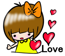 TALK OF KAWAII GIRL RIKKA sticker #7025876