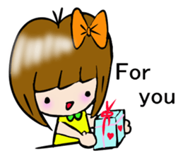 TALK OF KAWAII GIRL RIKKA sticker #7025879