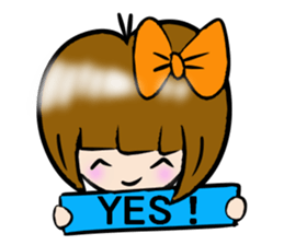 TALK OF KAWAII GIRL RIKKA sticker #7025880