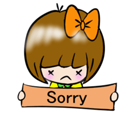 TALK OF KAWAII GIRL RIKKA sticker #7025881