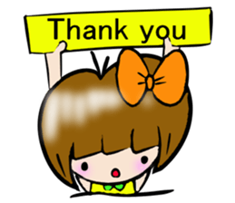 TALK OF KAWAII GIRL RIKKA sticker #7025882