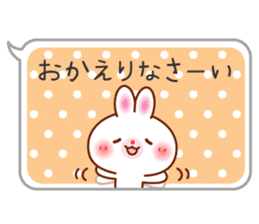 The careful words of the white rabbit. sticker #7026063