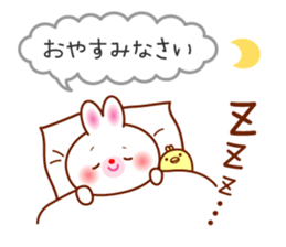 The careful words of the white rabbit. sticker #7026064