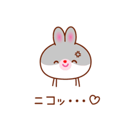 The careful words of the white rabbit. sticker #7026077