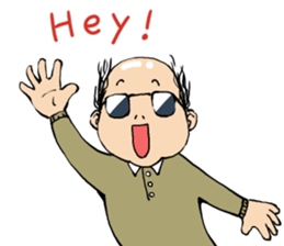 Cute Bald Head2(ENG) sticker #7026328