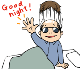 Cute Bald Head2(ENG) sticker #7026329