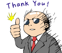 Cute Bald Head2(ENG) sticker #7026330