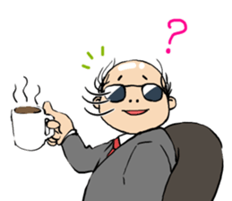 Cute Bald Head2(ENG) sticker #7026339