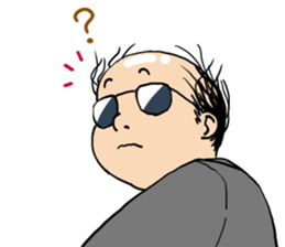 Cute Bald Head2(ENG) sticker #7026340