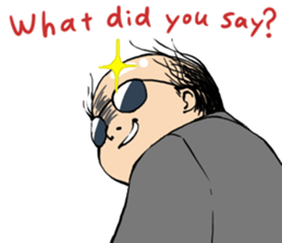 Cute Bald Head2(ENG) sticker #7026341