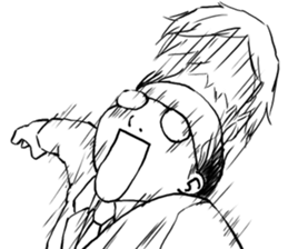 Cute Bald Head2(ENG) sticker #7026345