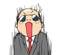 Cute Bald Head2(ENG) sticker #7026347