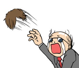 Cute Bald Head2(ENG) sticker #7026349