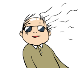 Cute Bald Head2(ENG) sticker #7026350