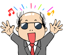 Cute Bald Head2(ENG) sticker #7026352