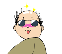 Cute Bald Head2(ENG) sticker #7026353