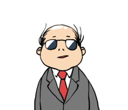 Cute Bald Head2(ENG) sticker #7026355