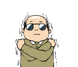 Cute Bald Head2(ENG) sticker #7026356