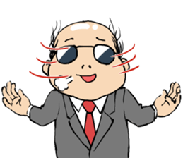 Cute Bald Head2(ENG) sticker #7026357