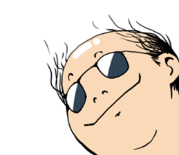 Cute Bald Head2(ENG) sticker #7026359