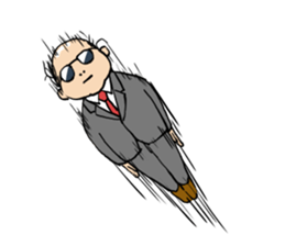 Cute Bald Head2(ENG) sticker #7026362