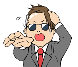 Cute Bald Head2(ENG) sticker #7026367