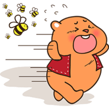 Honbee the Honey Bear sticker #7026574