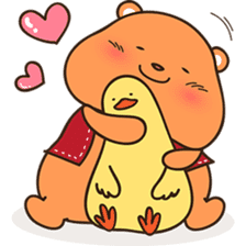 Honbee the Honey Bear sticker #7026583