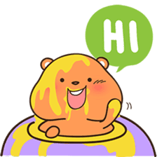 Honbee the Honey Bear sticker #7026585