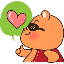 Honbee the Honey Bear sticker #7026587