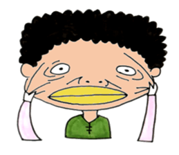 Daily boy and pigs silence sticker #7026853