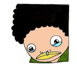 Daily boy and pigs silence sticker #7026880