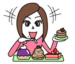 Natural healing women sticker #7026912