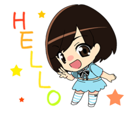 "Justice&lovely heroes" ULTRAGIRL sticker #7027128