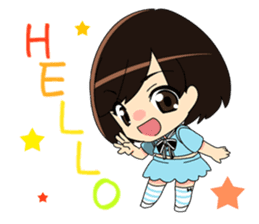 "Justice&lovely heroes" ULTRAGIRL sticker #7027128